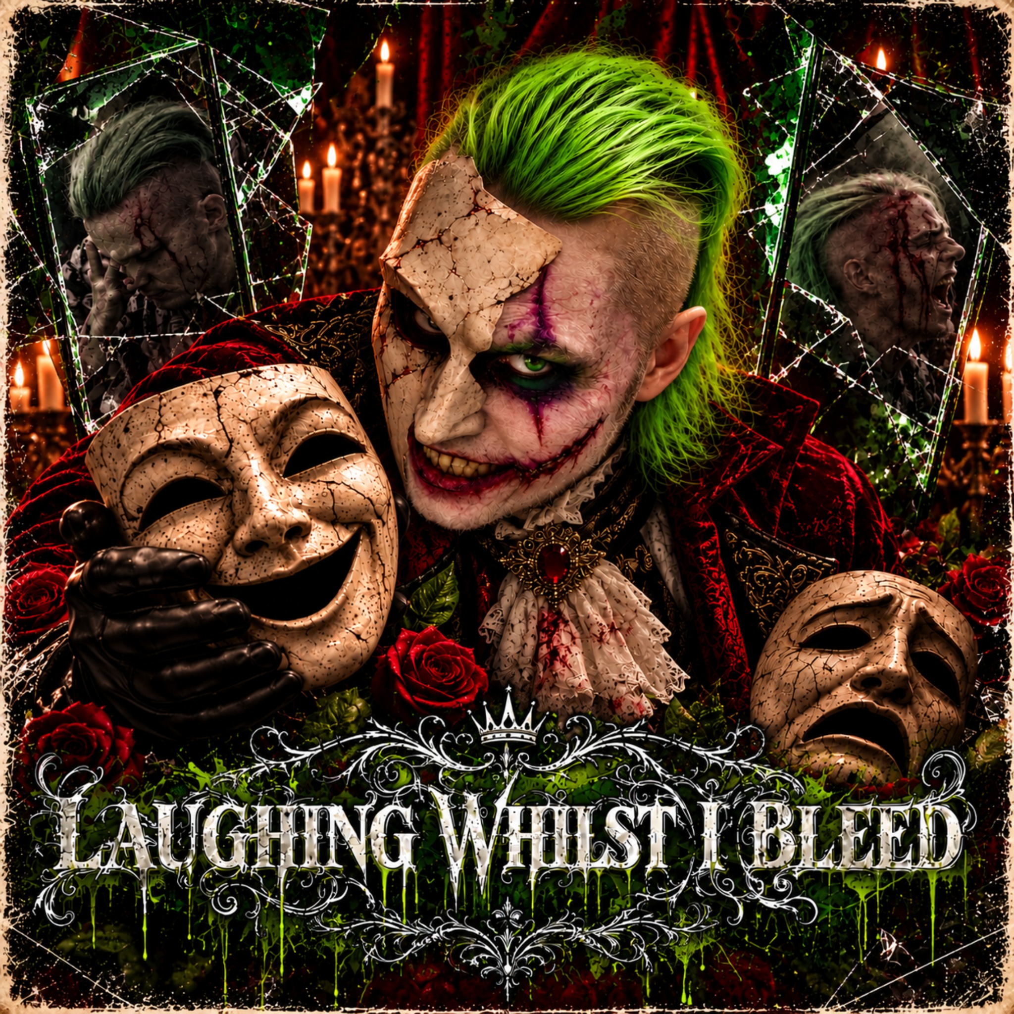 Laughing Whilst I Bleed alternate Gothic Masquerade cover artwork